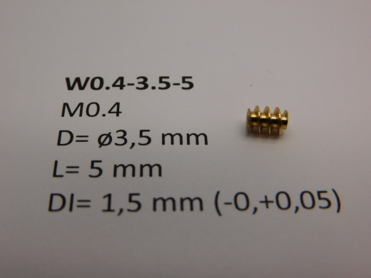 Schnecke W0.4-3.5-5