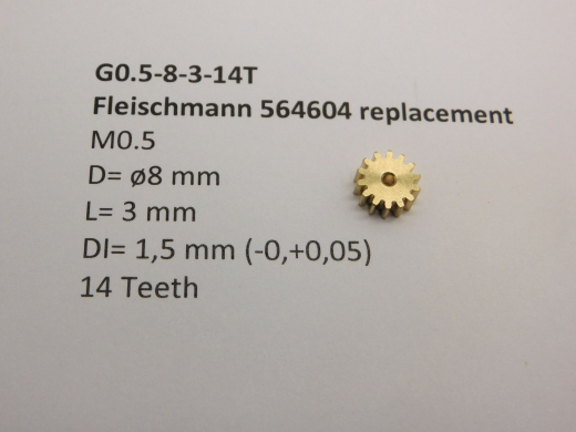 Ritzel G0.5-8-3-14T