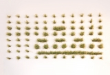 Grass Tufts, Height 4,5 mm, Wood Green (Variant C)