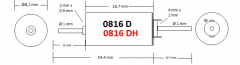 Coreless Motor 0816 D