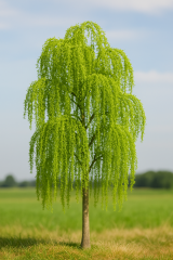 Trauerweide Frühling